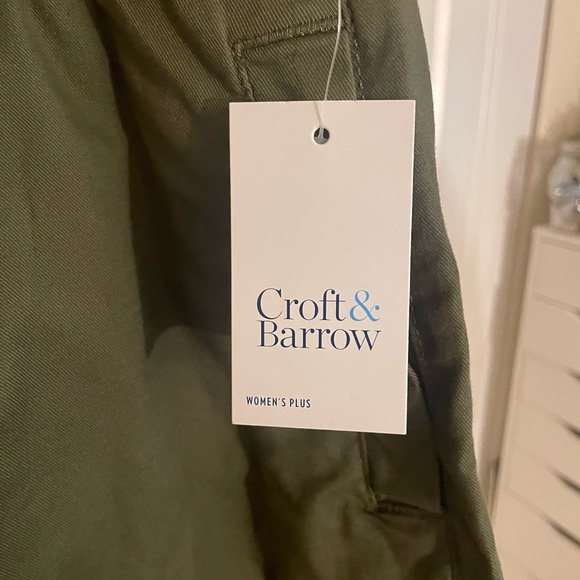 CROFT & BARROW 3x Green‎ Mini Skirt w/ Pockets NWT - Picture 7 of 7